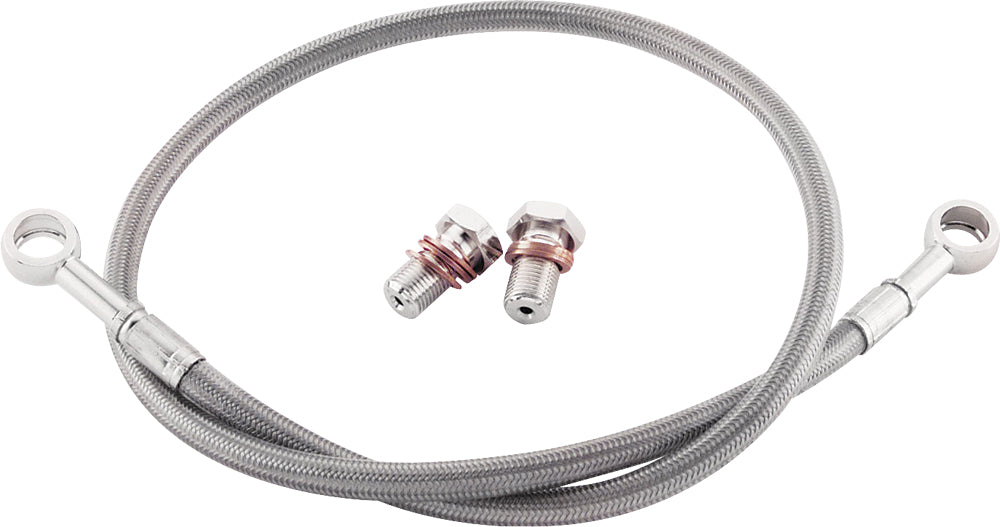 Hydraulic Brake Line Silver Rear