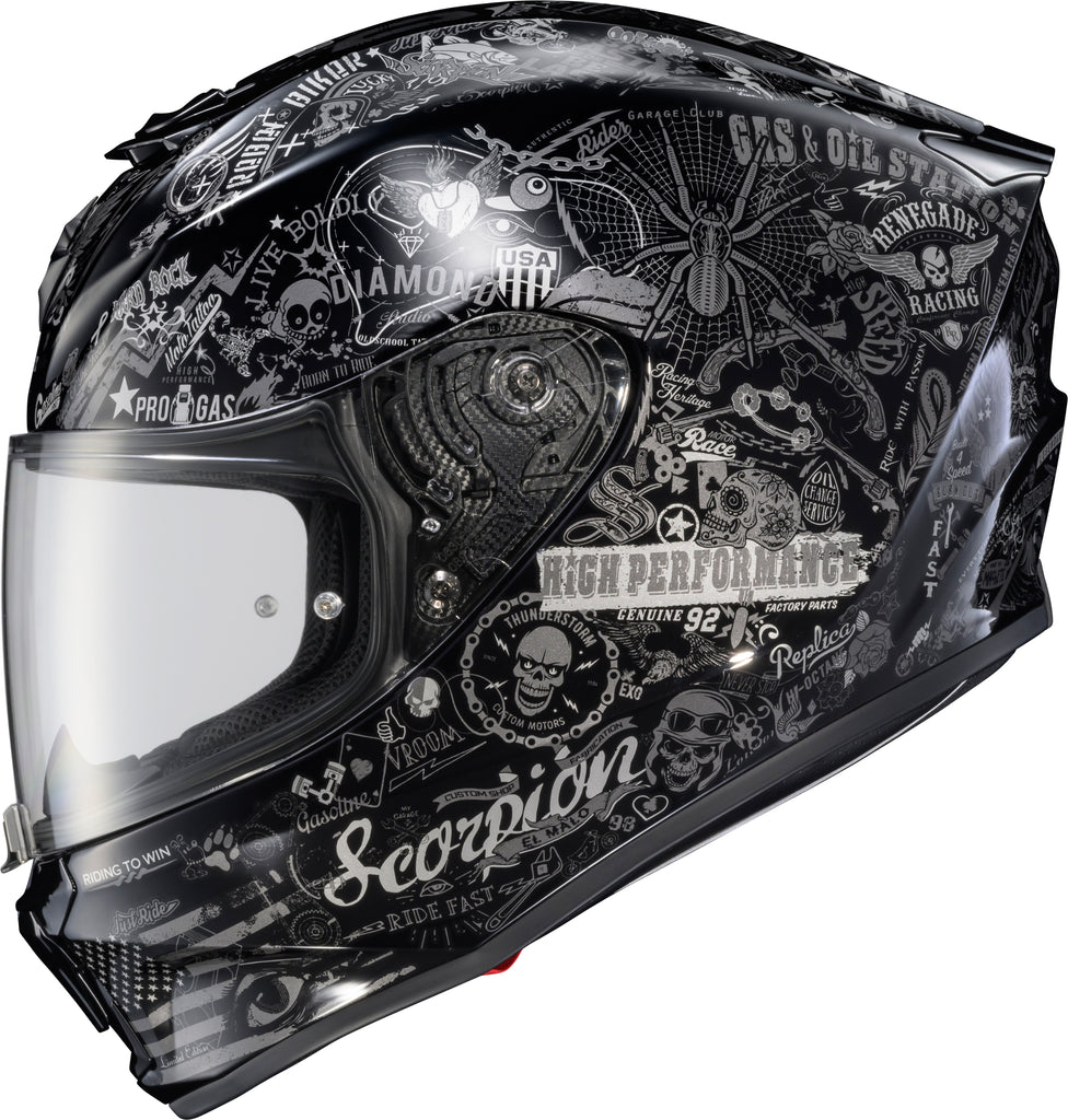 Exo R330 Full Face Helmet Shake 2 Black Xl