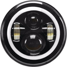 Load image into Gallery viewer, High Definition 7" Led Headlig Full Halo Black