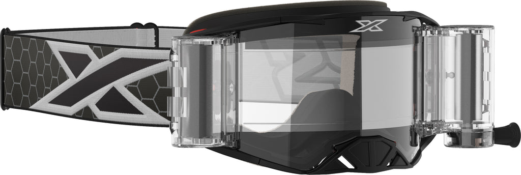 Lucid Goggle Race Pack Black/White Zip Off Clear