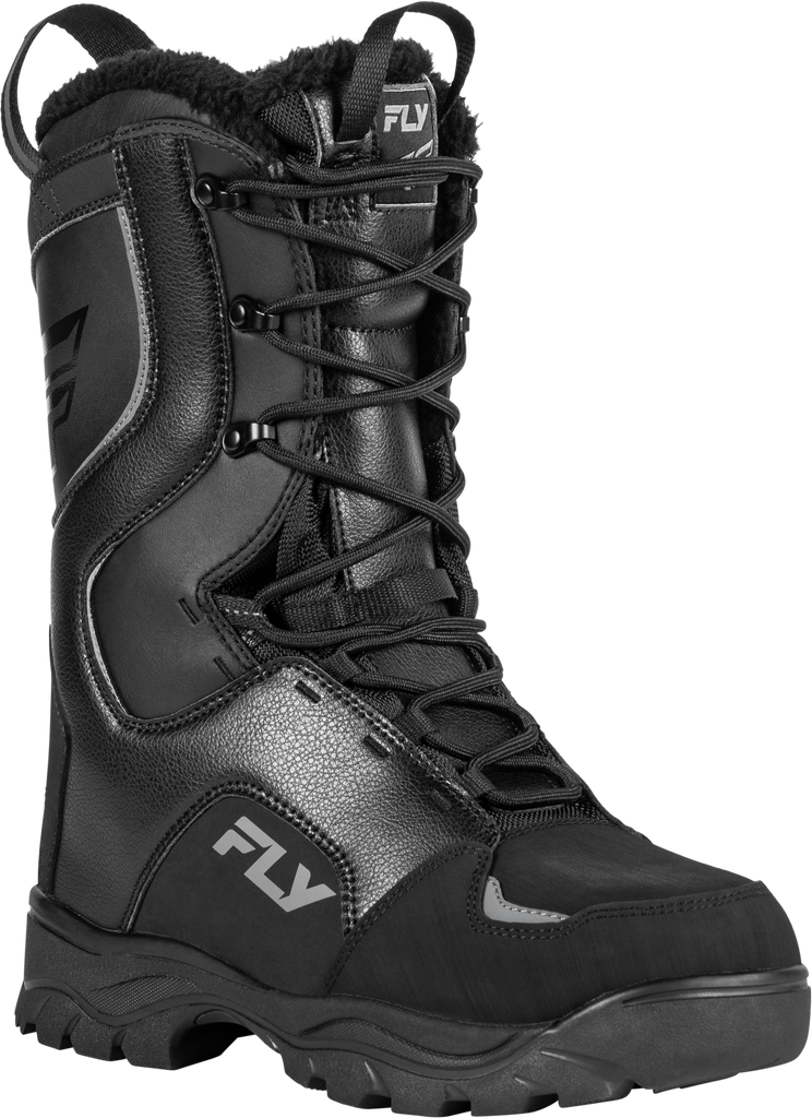 Marker Laced Boot Black Sz 6