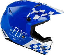 Load image into Gallery viewer, Yth Kinetic Lite Rival Helmet Gloss Blue/White Yl