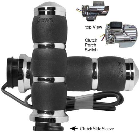 Velvet Air Fbw Heated Grips 15 Up Fltr Chrome
