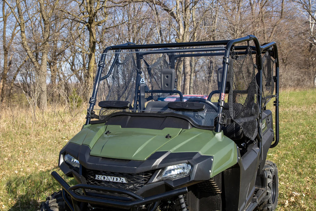 Poly Front Windshield Full Fixed Vented Hon