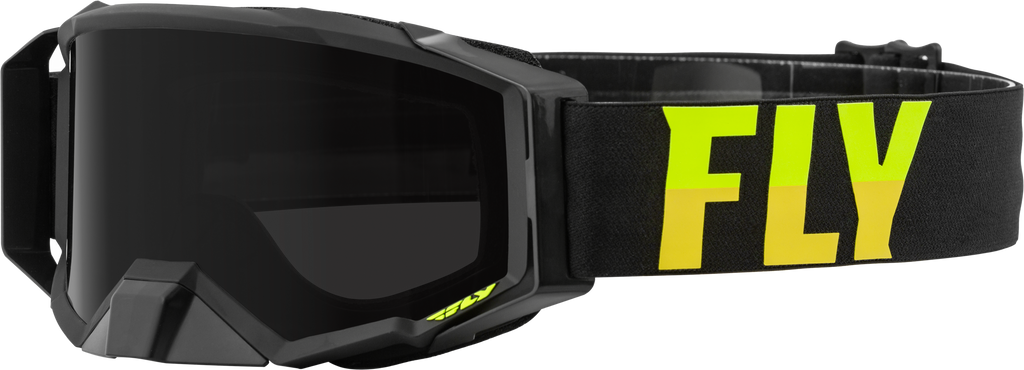 Zone Pro W/C Goggle Blk/Hi Vis W/Dark Smoke Hydro Lens