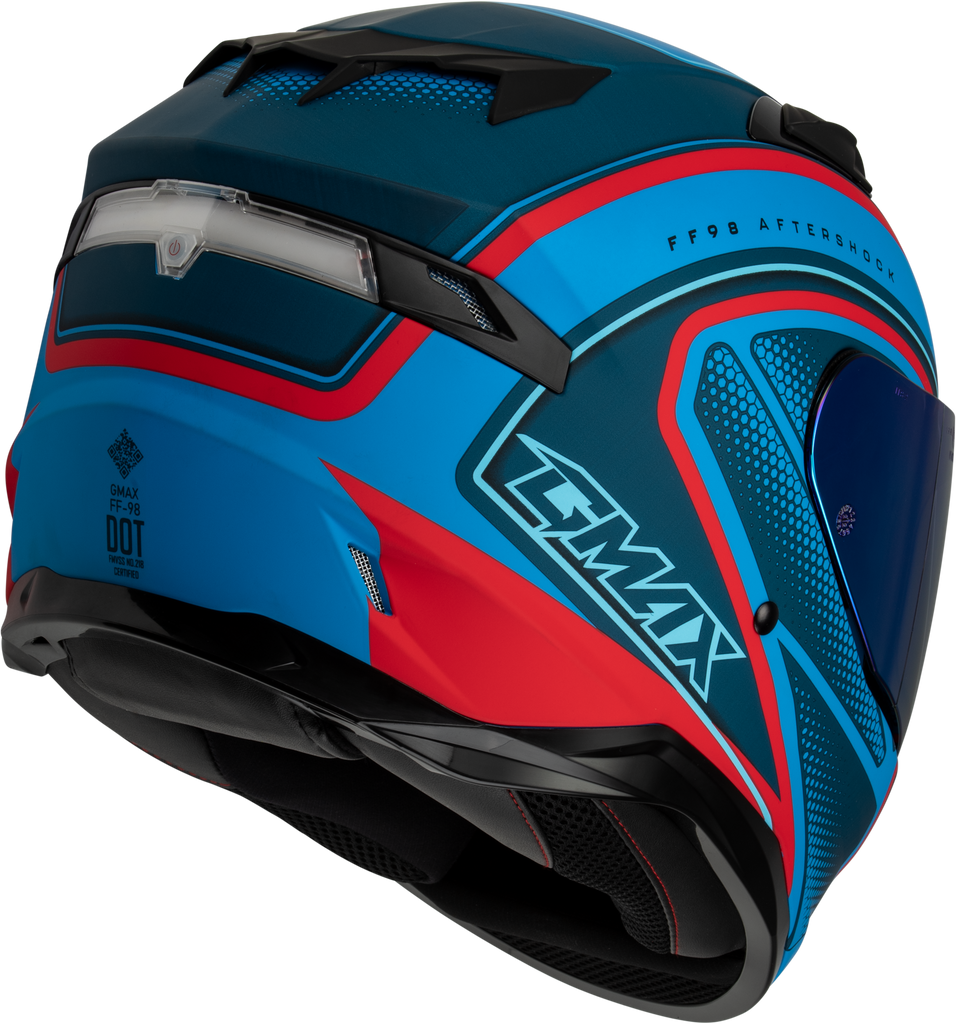 Ff 98 Aftershock Helmet Matte Blue/Red 3x
