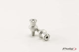 PUIG Swingarm Spools Hi-Tech 10mm Silver 2/Pk 561-4002S