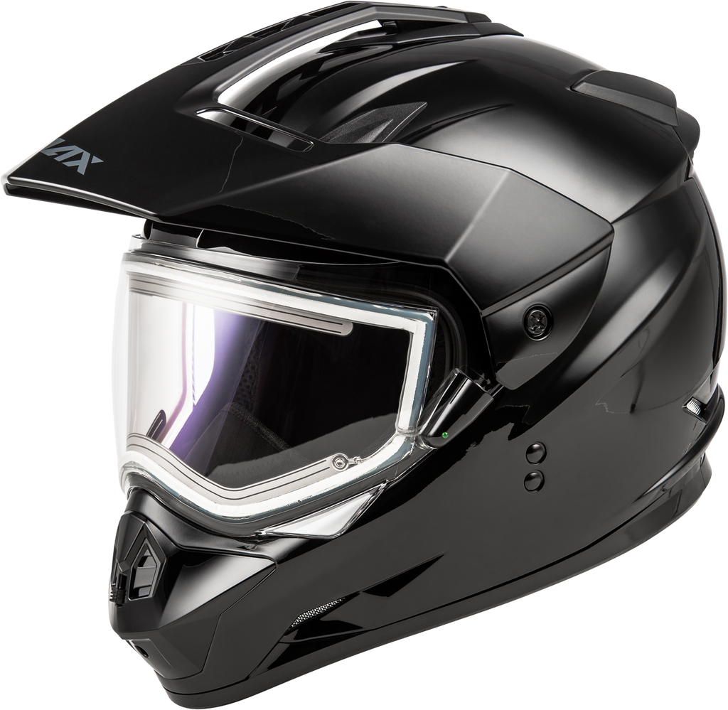 Gm 11s Snow Helmet W/ Electric Shield Black Md