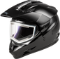 Gm 11s Snow Helmet W/ Electric Shield Black Xl