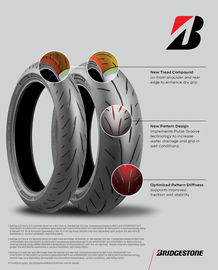 Tire Battlax Hypersport S23 Rr 180/55zr17 73w Radial Tl