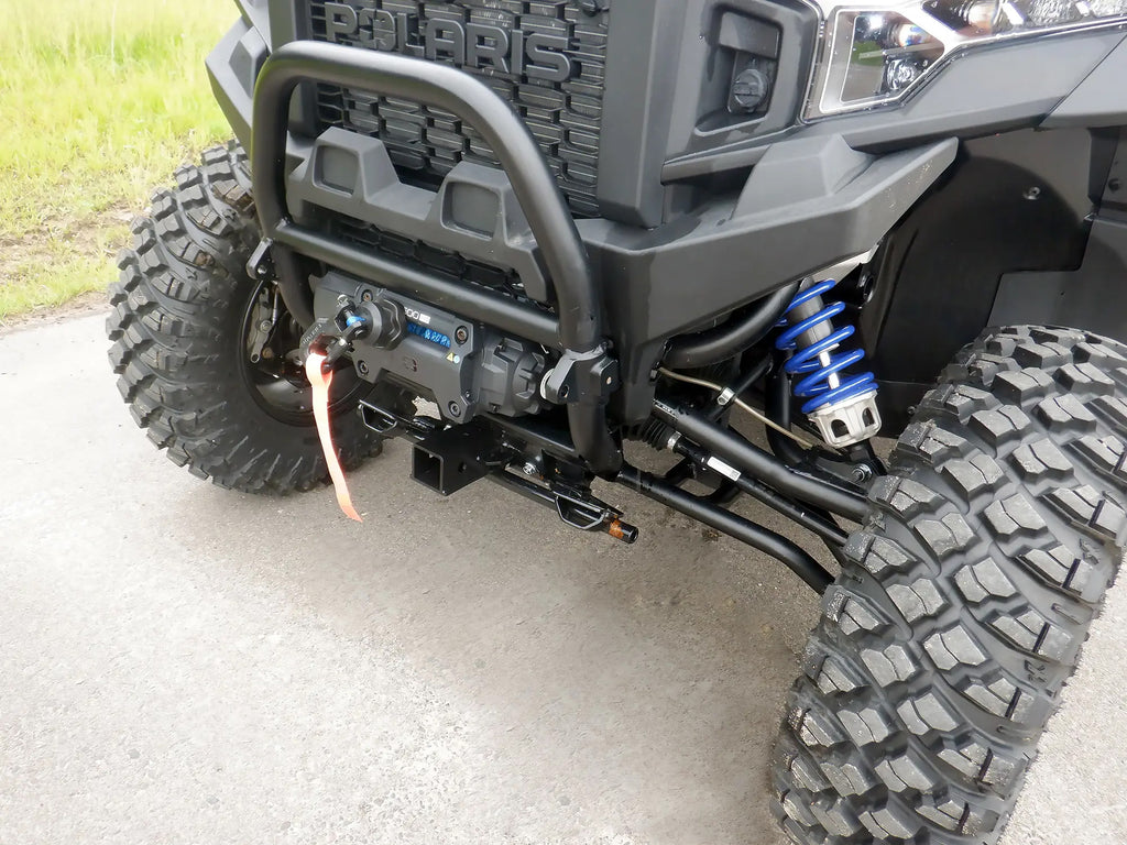 Utv 2" Front Receiver Hitch Black Pol