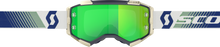 Load image into Gallery viewer, Fury Goggle Blue/Green Green Chrome Works