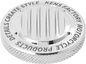 Nl Gas Cap Finned Chrome Dummy Cap For M8 Lh