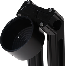 Load image into Gallery viewer, H/D Billet Speedo Mount Black Req Hofmann Risers