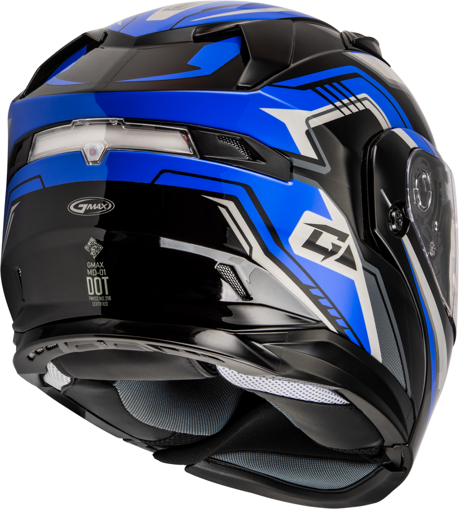 Md 01s Transistor Snow Helmet Blue/Black Xl