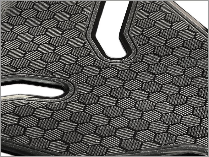 Ultra Thin Tank Pad Hexagons Black
