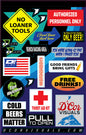 Decal Sheet Fridge Kit Decal Sheet Fridge Kit