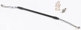 GALFER steel brake line for rear Yamaha motorcycle, durable cable/hydraulic control line with reinforced steel construction