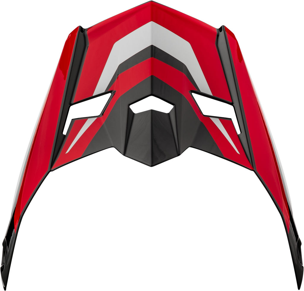 Mx 46 Cyclus Visor Black/Red Md 2x
