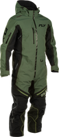 Cobalt Shell Snowbike Monosuit Green/Black Large