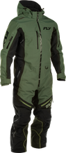 Load image into Gallery viewer, Cobalt Shell Snowbike Monosuit Green/Black Medium