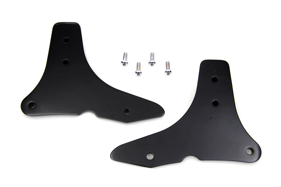 Sissy Bar Side Plate Set Black