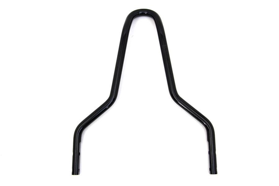 11 inch Round Sissy Bar Top Black
