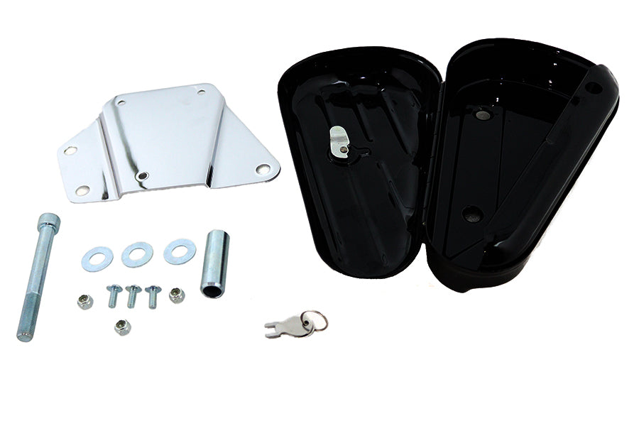 Black Right Side Tool Box and Mount Kit