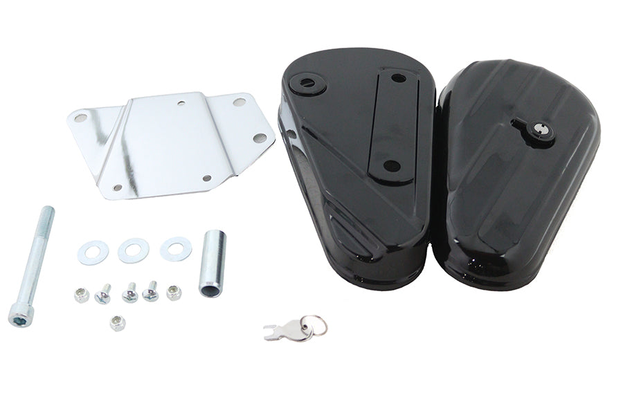 Black Right Side Tool Box and Mount Kit
