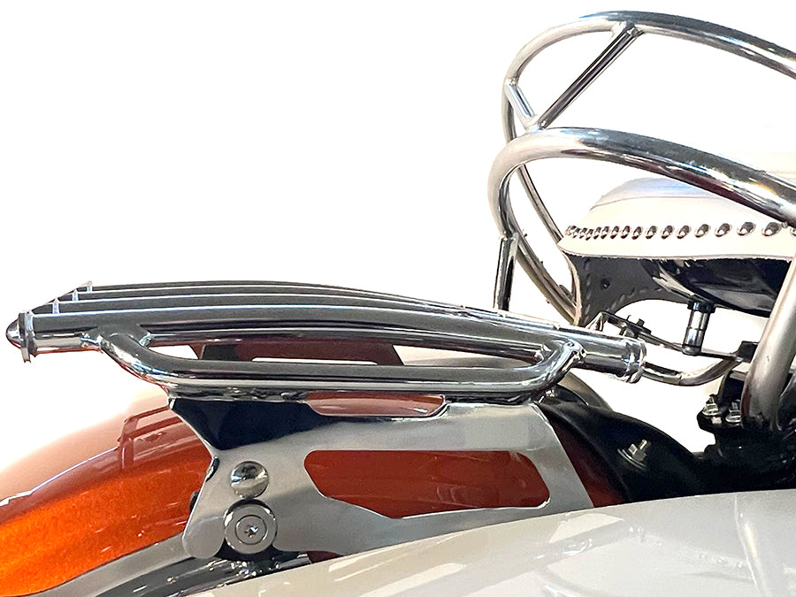 Retro 4 Rail Luggage Rack Chrome