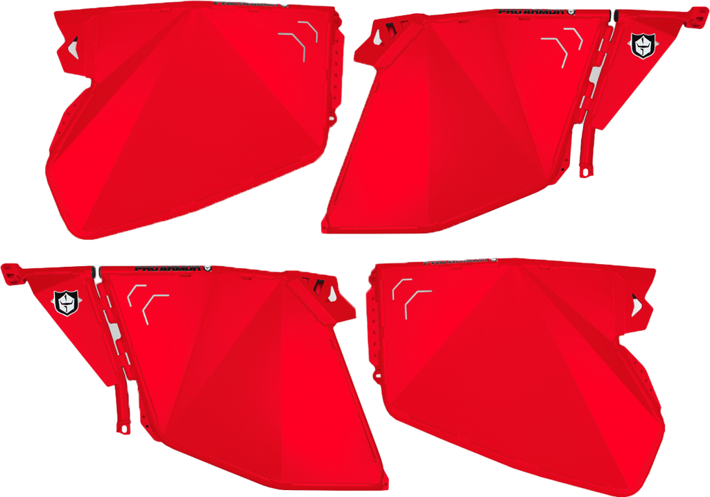 Traditional Half Doors Red Pol