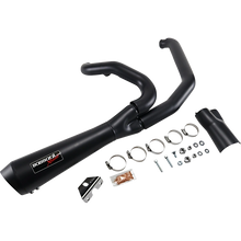 Load image into Gallery viewer, BASSANI 2:1 SHORTY ROAD RAGE EXHAUST HARLEY DAVIDSON BAGGERS 97-08 - The Speed Shop Canada