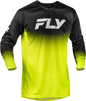 Yth Rayce Sonar Bicycle Jersey Hi Vis/Black/White Yxl