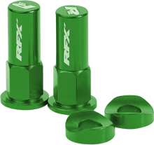 Load image into Gallery viewer, Rim Lock Nuts &amp; Washers 2pcs Green