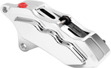 Hawg Halters Inc 6 Pist Diff Front Caliper L/H Chrome 00-Up W/ 11.5