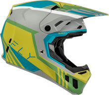Load image into Gallery viewer, Youth Formula Cc Strike Helmet Matte Grey/Green/Teal Yl