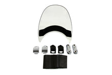 Load image into Gallery viewer, National Cycle flyscreen windshield with light grey tint, designed for sissy bar and motorcycle protection.
