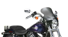 Load image into Gallery viewer, National Cycle Wave Q R Windshield with dark tint, designed for sissy bars and motorcycle windshields, offering sleek protection.