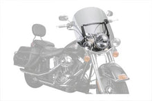 Load image into Gallery viewer, National Cycle Spartan Quick Release Windshield for sissy bar, clear acrylic with quick-release mounting system.