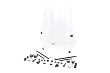 Load image into Gallery viewer, Clear windshield and sissy bar for motorcycle from National Cycle, designed to enhance ride comfort and protection.