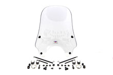 Load image into Gallery viewer, Clear windshield and sissy bar for motorcycle, National Cycle Streetshield Windshield and Sissy Bar accessory.