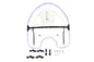 National Cycle Spring Fork Windshield Clear