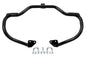 Black Front Engine Bar with Footpeg Pads