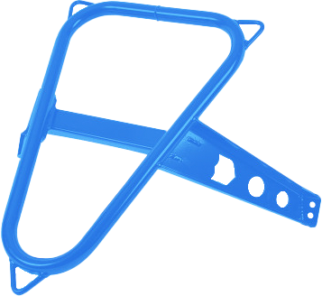 Spare Tire Mount Voodoo Blue Pol