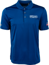 Load image into Gallery viewer, Wps Am Flag Polo Royal Blue/White Lg