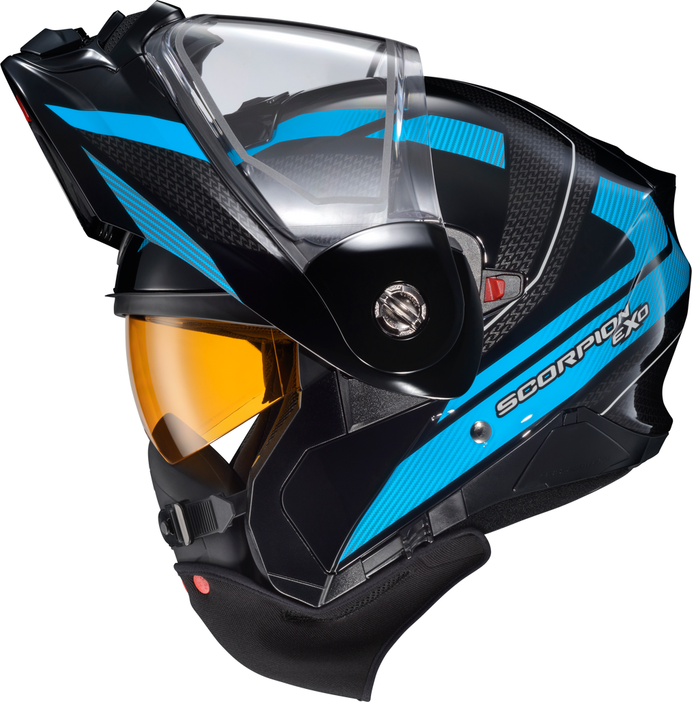 Exo At960 Cold Weather Helmet Hicks Light Blue Xl (Electric)