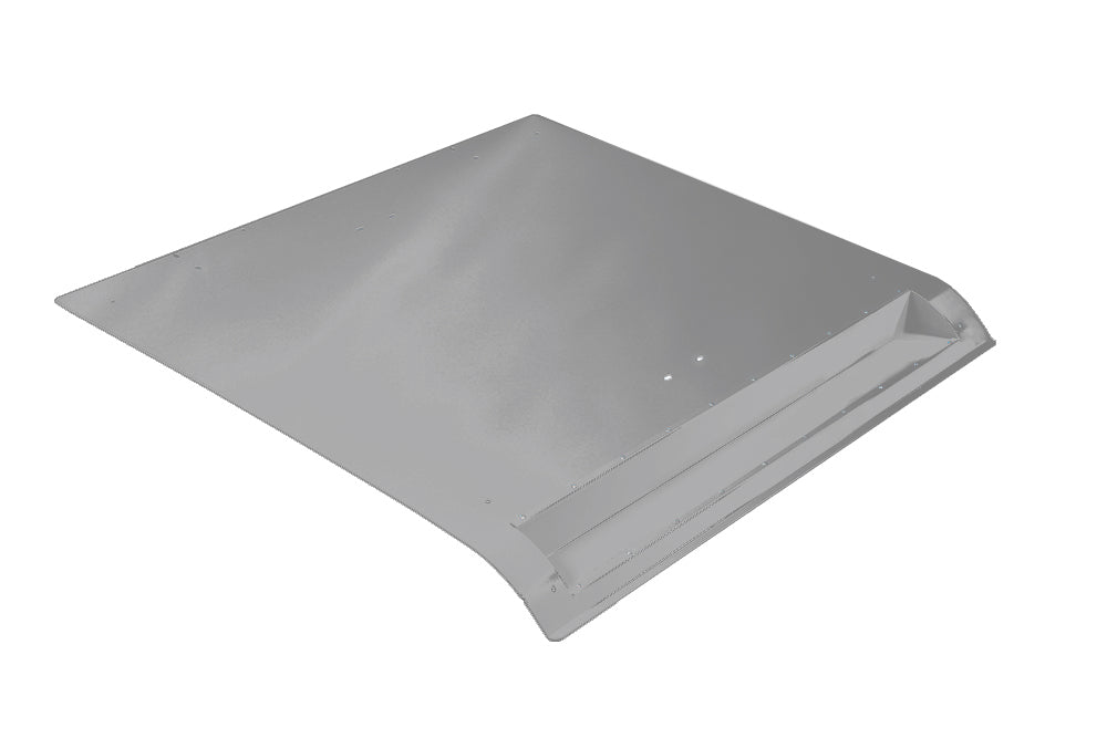 Asylum Roof W/Light Bar Pocket Sparkle Silver Metallic