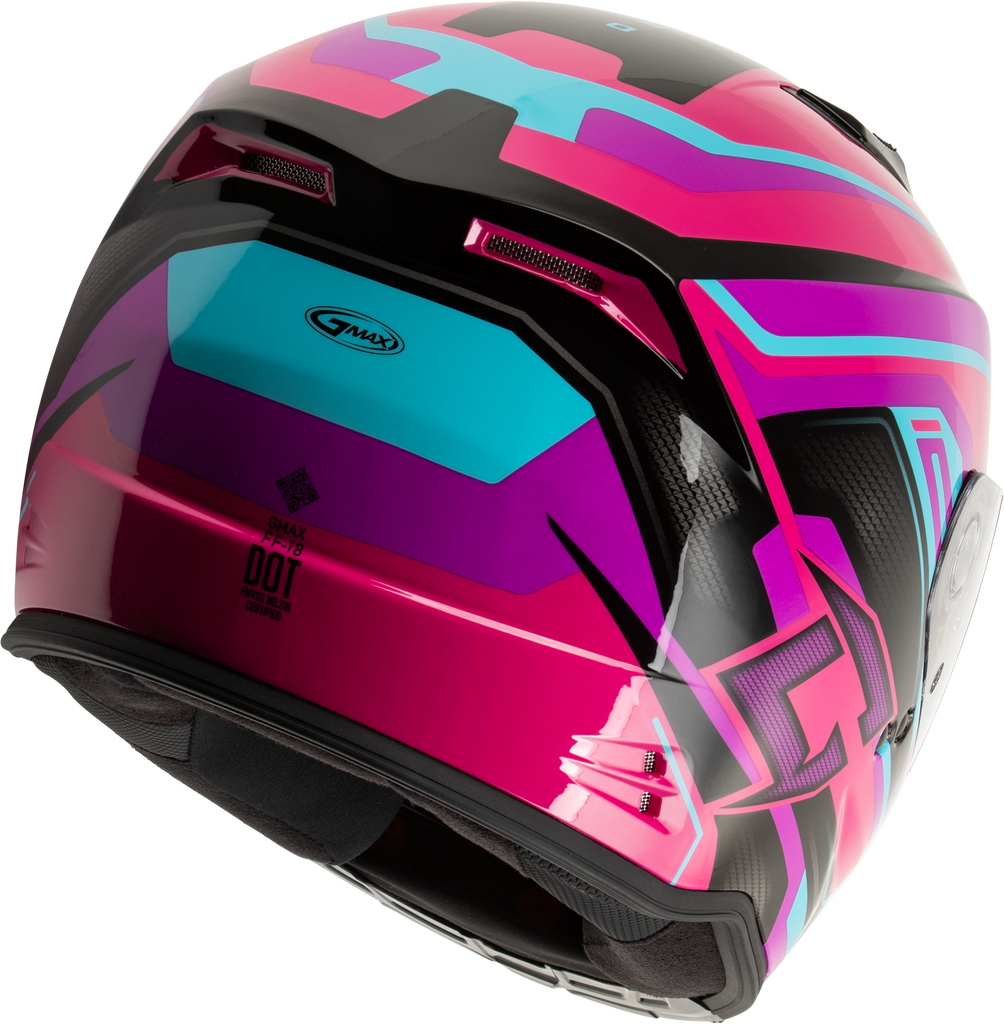 Ff 18 Drift Helmet Pink/Blue/Black Xs