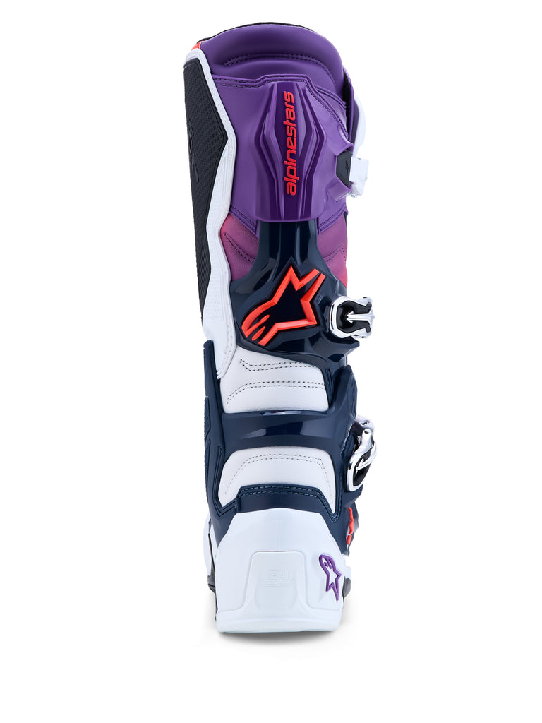 Tech 7 Boots Prpl/Wht/Dk Blue/Red Fluo 8