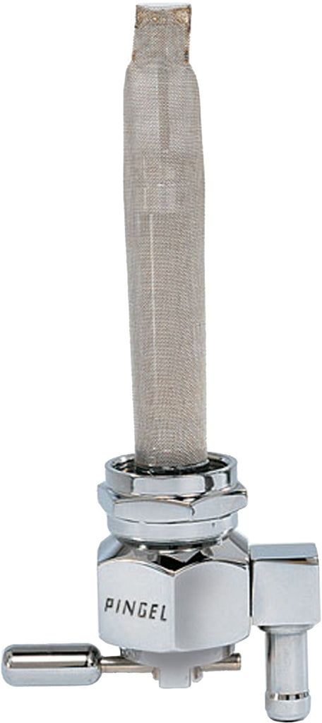 Power Flo Petcock Chrome 22mm Res Barb Down